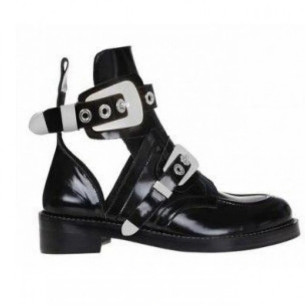 Jessica Buurman Black Gold double buckle boots size 38
